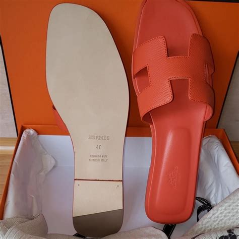 orange hermes oran sandals|hermes oran sandals street style.